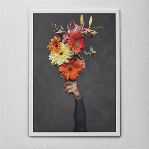 Quadro Decorativo Flores e Plantas 01 para Sua Decoração!