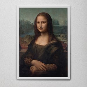 Quadro Decorativo Mona Lisa Leonardo Da Vinci