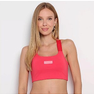 Top Com Elástico Vermelho Lança perfume