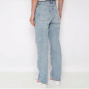 Calça Jeans 501® Original Patchwork.