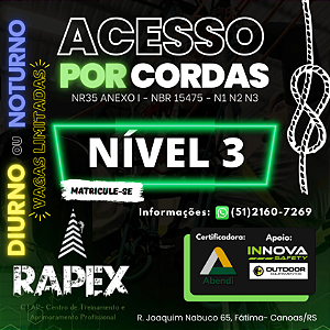Curso Acesso Por Cordas NÍVEL 3