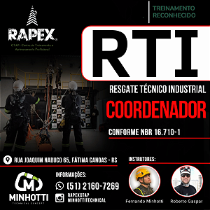 RTI - NÍVEL COORDENADOR (Resgate Técnico Industrial)