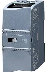 Siemens | SIMATIC S7-1200 Módulo, eletrônico; dimensões 45,0 x 75,0 x 100,0mm; corpo em plástico; tensão de alimentação 24vcc; entradas analógicas 4, 13bit, tensão 2,5/5/10vcc, corrente 0 a 20ma; grau de proteção ip20; modelo simatic s7-1200 6ES7231-4HD3