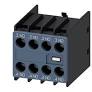 Siemens | SIRIUS 3RT2 Bloco de Contato Auxiliar Frontal, 4NF, Conexão Parafuso, 3RH2911-1FA04