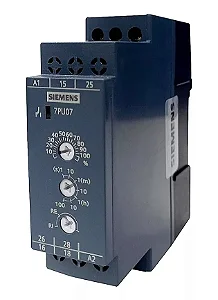 Siemens | Relé de Tempo Siemens 7PU07, Retardo na energização, 24-240V, 7PU0711-3AW00