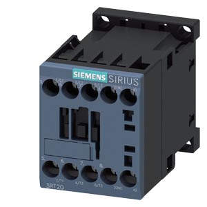 Siemens | Contator, magnético; compacto; 3 pólos na; 400vca; 9a; contato auxiliar 1 na; bobina 110vca, 60hz 3RT2016-1AF01 Vendido por unidade