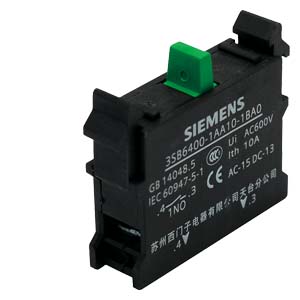 Siemens | Bloco, contato; 600v; 1na; para botão comando 3SB6400-1AA10-1BA0