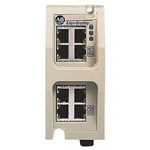 Allen Bradley | Switch Gerenciável Stratix 5400, Base com 8 portas Cobre 1Gb, 8 portas SFP 1Gb. 1783-IMS08T08S