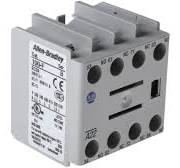 Allen Bradley | Bloco de Contato Auxiliar Frontal, 4 Polos (2NA + 2NF). 100-FA22