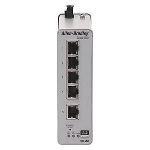 Allen Bradley | Switch Levemente Gerenciável Stratix 2500, 5 portas Cobre 10/100. 1783-LMS5T