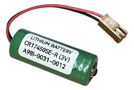 A98L-0031-0012 | FANUC | Bateria de Lítio 3V CR17450SE-R CNC Series 16i/18i/21i