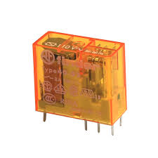 40.52.8.024.0000 | Finder | Relé Miniatura PCB 2 Contatos Reversíveis 8A Bobina 24VAC Passo 5.0mm