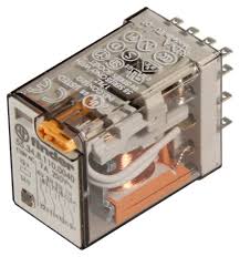 55.32.8.230.0040 | Finder | Relé Industrial 2 Contatos Reversíveis 10A Bobina 230VAC com Botão de Teste Bloqueável