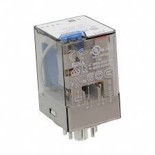 60.12.9.024.0040 | Finder | Relé Industrial Octal 2 Contatos Reversíveis 10A 24VDC com Botão Teste