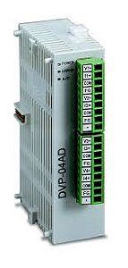 DVP04DA-S | Delta Electronics | Módulo Analógico de Saída 4 Canais DVP04DA-S 12-bit Tensão/Corrente