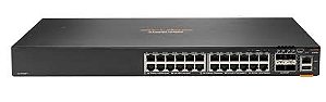 JL725A | Aruba | Switch CX 6200F 24G Class4 PoE 4SFP+ 24 Portas PoE+ 370W Empilhável