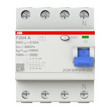 2CSF204001R1400 | ABB | Interruptor DR F204AC-40/0.03 4 Polos 40A 30mA Tipo AC