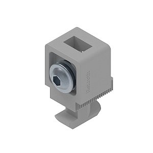 3842548834 | Bosch Rexroth | Pé Nivelador Articulado M12 Base Ø80mm Poliamida Preta
