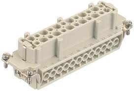 09 33 024 2701 | Harting | Inserto Fêmea Han 24E 24 Polos + Terra 16A/500V Conexão Parafuso Tamanho 24B