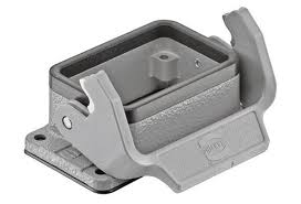 09 30 006 0301 | Harting | Base de Painel Han 6B Passa-chapa 1 Alavanca Aberta no Fundo com Vedação