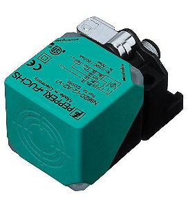 NBN40-L2-A2-V1 | Pepperl+Fuchs | Sensor Indutivo Retangular VariKont L2 Cabeça Orientável 40mm PNP 4 Fios M12