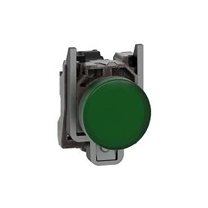 XB4BVM3 | Schneider Electric | Sinalizador Luminoso Metálico LED Verde 230V AC