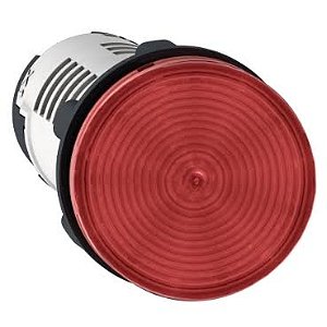 XB7EV04BP | Schneider Electric | Sinaleiro LED Monobloco XB7 Vermelho 24VAC/DC