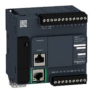 TM221CE16R | Schneider Electric | CLP M221 16 I/O 9DI/7DO Relé 100/240VAC Ethernet