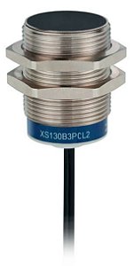 XS130B3PAL2 | Schneider Electric | Sensor Indutivo M30 Faceado 15mm PNP NO Cabo 2m