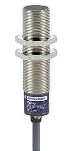 XT118B1PAL2 | Schneider Electric | Sensor Capacitivo M18 Faceado 5mm PNP NO Cabo 2m XT118B1PAL2