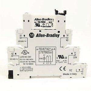 700-HLT1U1 | Allen-Bradley | Relé de Interface Fino Bobina 110/125V AC/DC 1 Contato Reversível