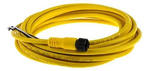 889D-F4AC-5 | Allen-Bradley | Cabo Sensor M12 Fêmea Reto 4 Pinos 5m PVC Amarelo 889D-F4AC-5