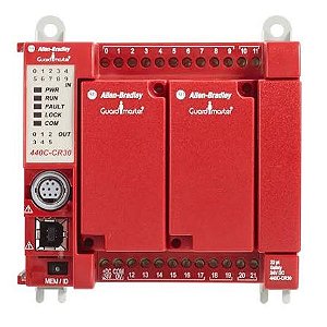 440C-CR30-22BBB | Allen-Bradley | Relé de Segurança Configurável Guardmaster CR30 22 I/O 10 In 6 Out 6 Config Interface