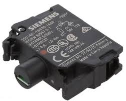 3SU1401-1BB20-1AA0 | Siemens | Módulo LED Vermelho 24V AC/DC Terminais Parafuso Montagem Frontal