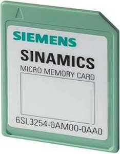 6SL3254-0AM00-0AA0 | Siemens | Cartão de Memória SD 512 MB SINAMICS G120 CU240/250