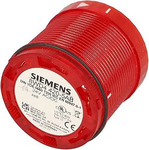 8WD4420-5AB | Siemens | Sirene Eletrônica Motorizada 24V DC 100dB Montagem Coluna 70mm