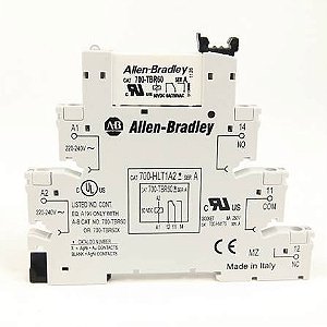 700-HLT1U2 | Allen-Bradley | Relé de Interface Fino 220/240V AC/DC 1 Contato Reversível