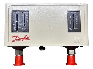 060-126466 | Danfoss | Pressostato Duplo KP 15 Alta e Baixa Reset Automático Manual