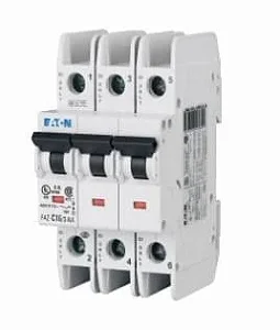 FAZ-C16/3 | Eaton | Mini Disjuntor FAZ 3 Polos 16A Curva C 15kA