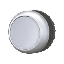 M22-DL-W | Eaton | Cabeçote de Botão Iluminado M22 Branco Faceado Momentâneo