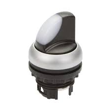 M22-WLK-W | Eaton | Cabeçote Chave Seletora Iluminada 2 Posições Momentânea Branca M22-WLK-W