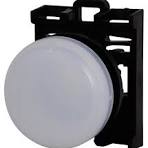 M22-L-W | Eaton | Cabeçote de Sinalizador M22 Lente Branca Transparente