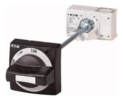 NZM1-XTVD | Eaton | Manopla Rotativa NZM1-XTVD com Eixo e Bloqueio Preto/Cinza