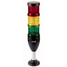 SL7-100-L-RYG | Eaton | Torre Sinalização SL7 3 Módulos Vermelho/Amarelo/Verde Base 100mm 24V