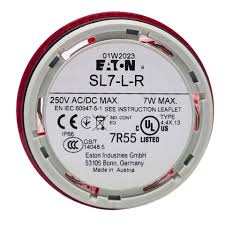 SL7-L-R | Eaton | Módulo Luminoso SL7 LED Vermelho Luz Contínua 24V AC/DC
