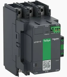 LC1G225KUEN | Schneider Electric | Contator TeSys Giga 225A 3 Polos Bobina 100/250V AC/DC