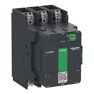LC1G330KUEN | Schneider Electric | Contator TeSys Giga 330A 3 Polos Bobina 100/250V AC/DC