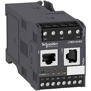 LTMEV40BD | Schneider Electric | Módulo de Extensão TeSys T LTMEV40BD - Medição Tensão 0-690V 24VDC