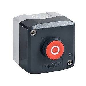 XALD112 | Schneider Electric | Caixa de Comando 1 Botão Cogumelo Vermelho Parada 1NF XALD112