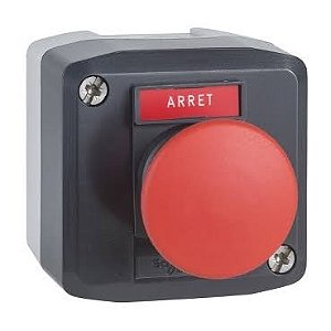 XALD164 | Schneider Electric | Caixa de Comando Amarela com Botão de Emergência 1NF XALD164